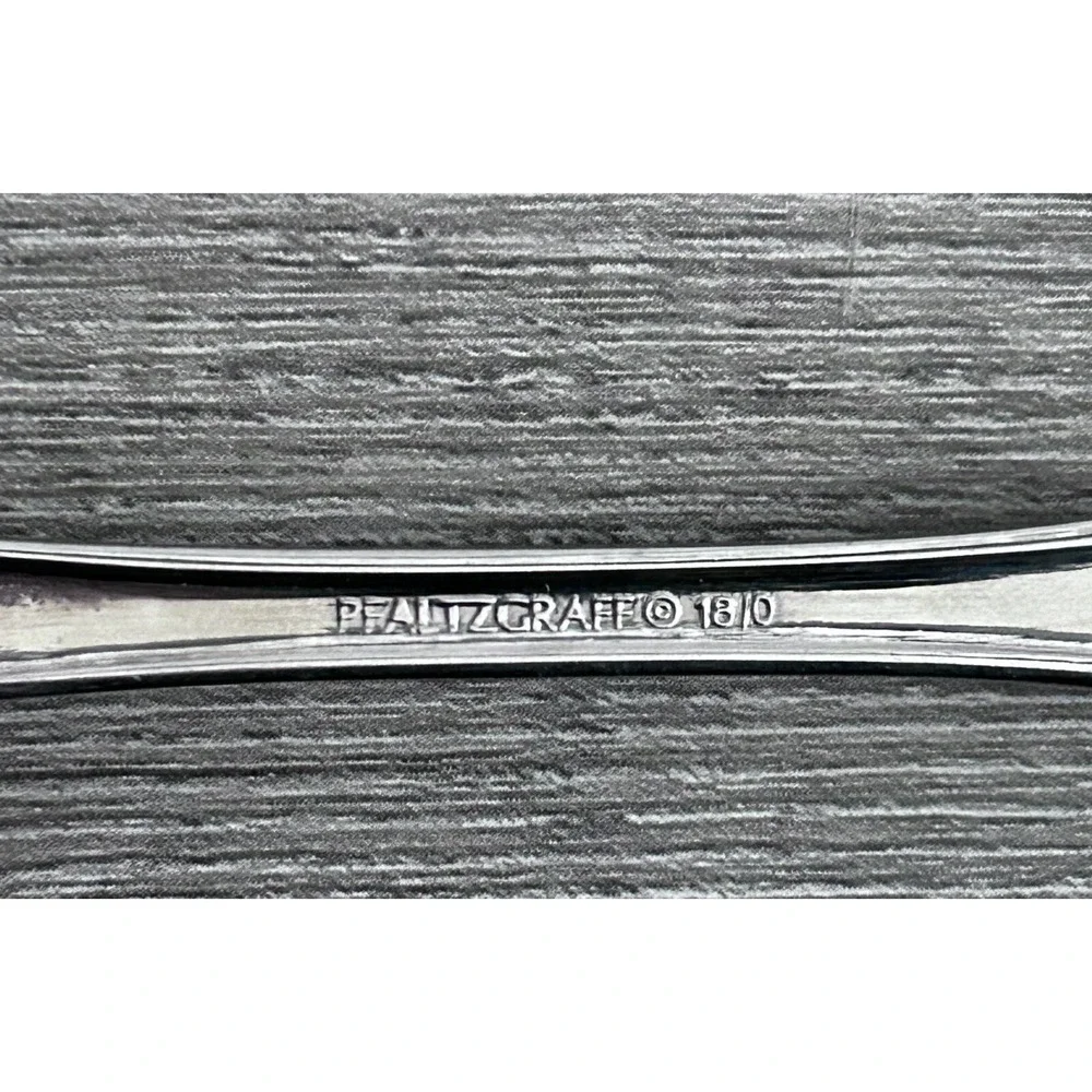 Pfaltzgraff Briarwood Salad Forks Stainless Glossy‎ Set Of 4